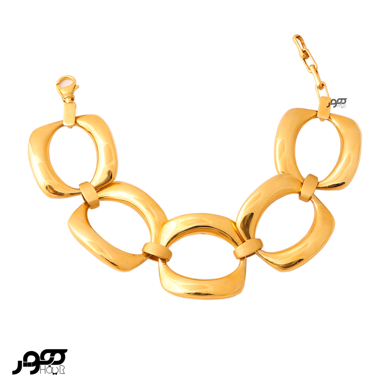 دستبند طلا زنانه فلوریا کد BCB417