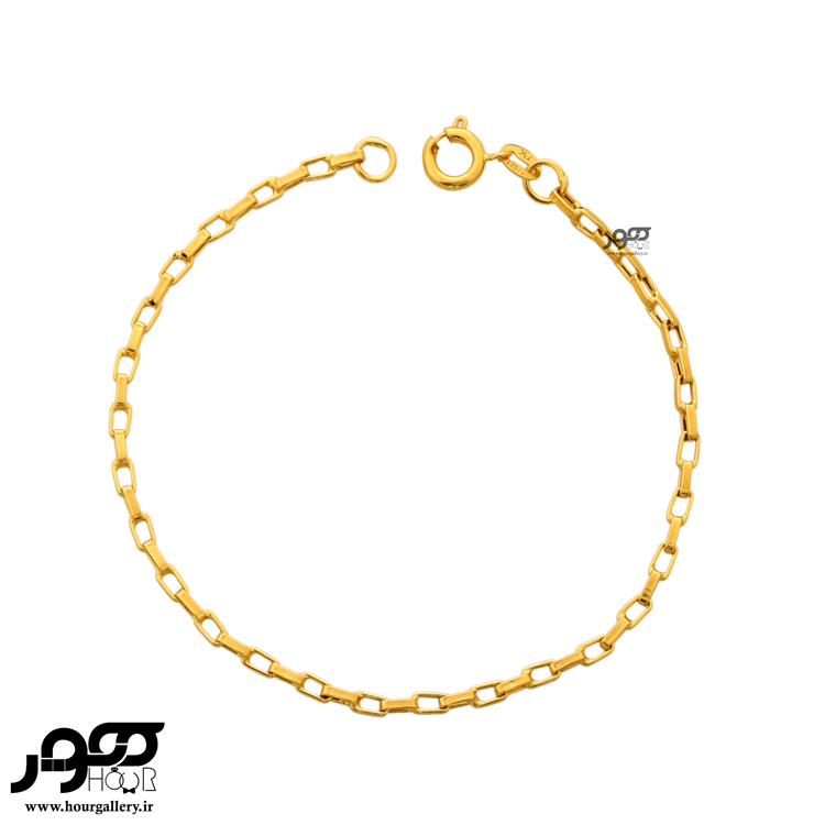 دستبند دیپلمات طلا (پهنا 2.5 میلیمتر) کد JDB250