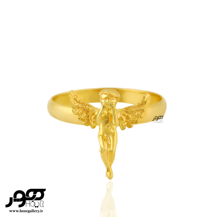 انگشتر طلا زنانه طرح فرشته کد RCR100