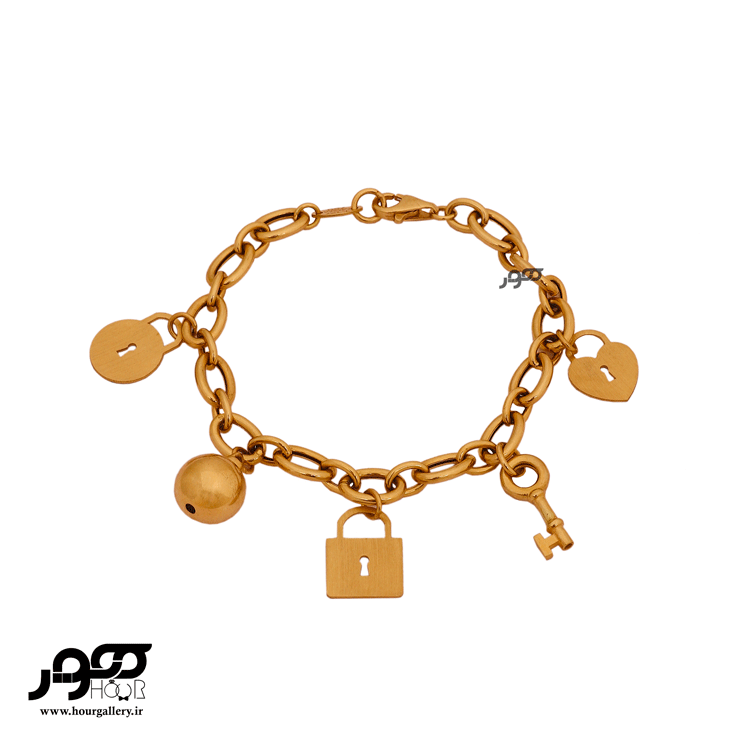 دستبند طلا زنانه زنجیری تیفانی برندMGM کد BCB672