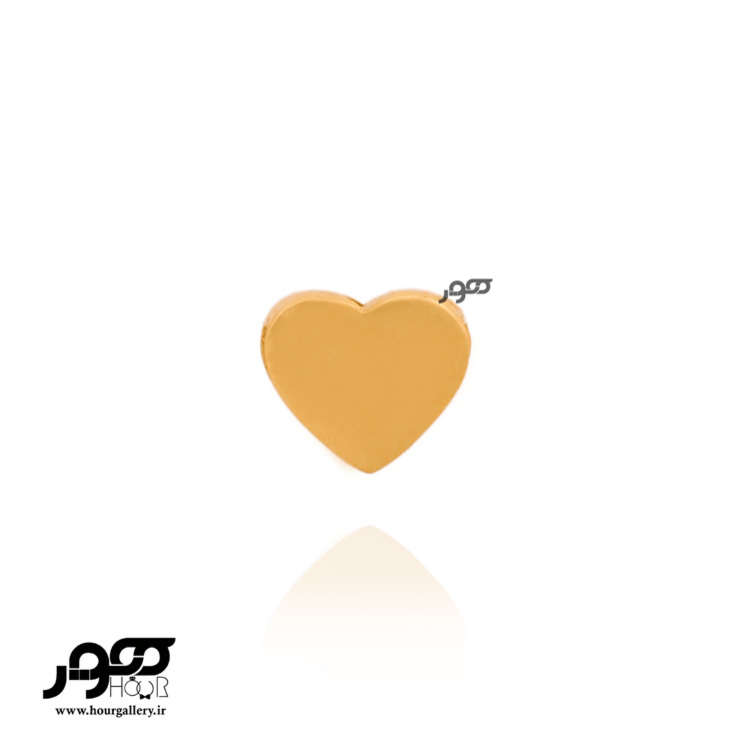 آویز طلا زنانه قلب سه بعدی کد BCP360