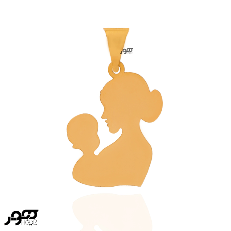آویز طلا زنانه طرح آغوش مادر کد BLP363
