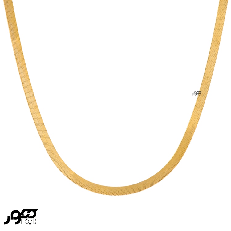 گردنبند طلا زنانه هرینگبون کد BCN308