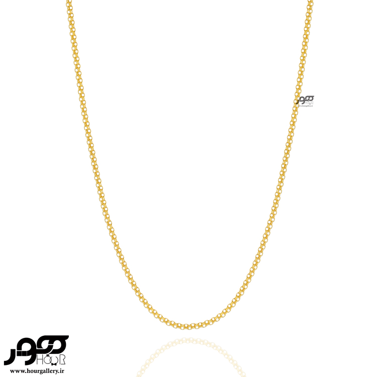 زنجیر طلا  زنانه بیزمارک ( پهنای 1.5 میلیمتر) کد BZC150