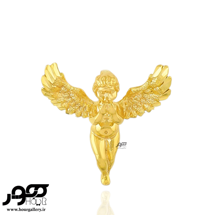 آویز  طلا زنانه طرح  فرشته  کد RCP100