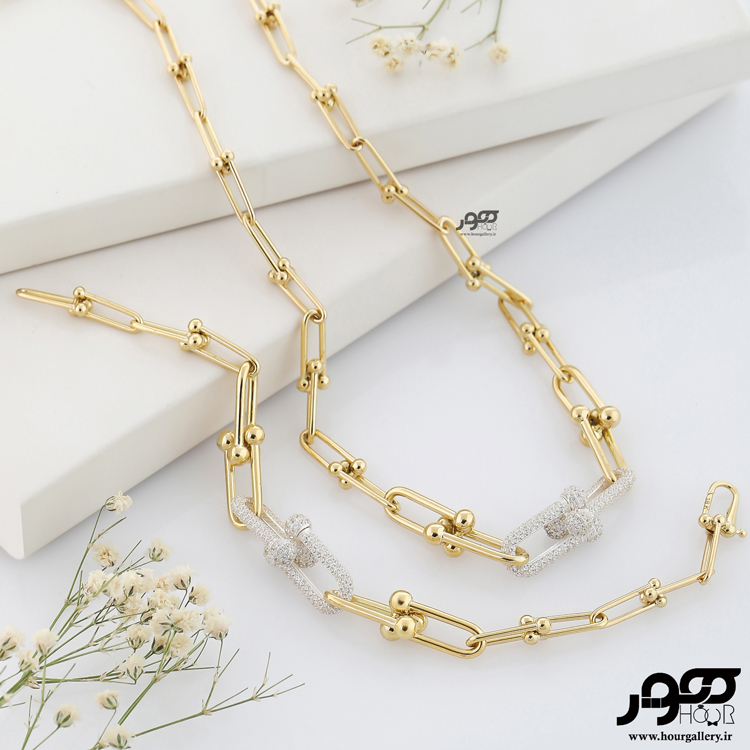 گردنبند طلا تیفانی کد RCN263