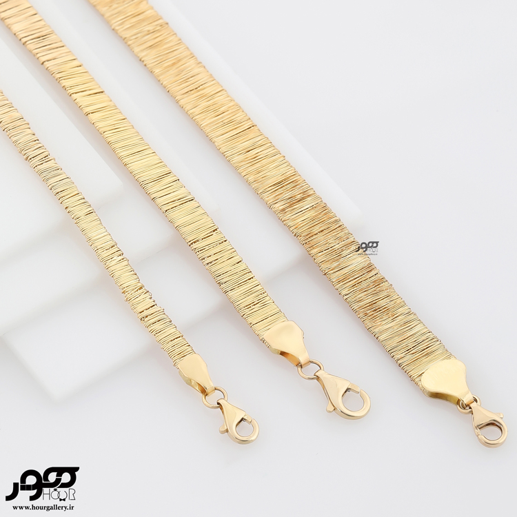 گردنبند طلا زنانه داوین سایز ۳ کد RCN357