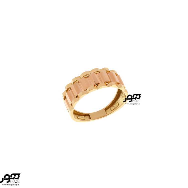 انگشتر طلا طرح رولکس ساعتی کد HCR294 انگشتر طلا طرح رولکس ساعتی کد HCR294