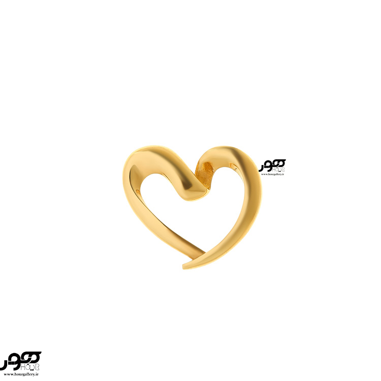 آویز طلا طرح قلب 3 سایز کد RCP687